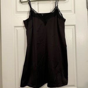 Brunette the Label Black Satin Dress
